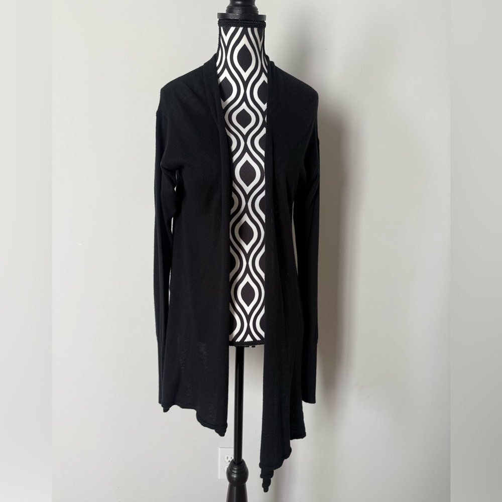 Margaret O’Leary M.O.L Knits Open Front Cashmere Silk Cotton Blend Cardigan